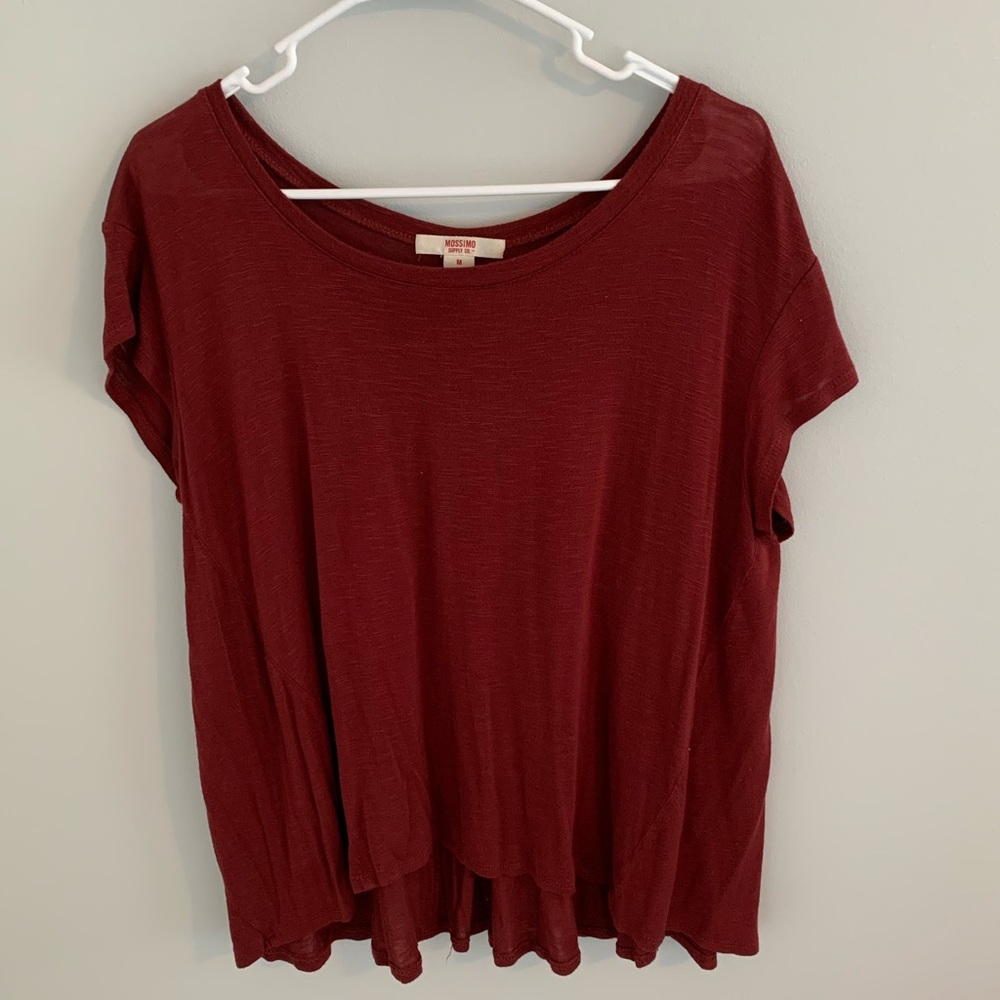 Mossimo maroon top